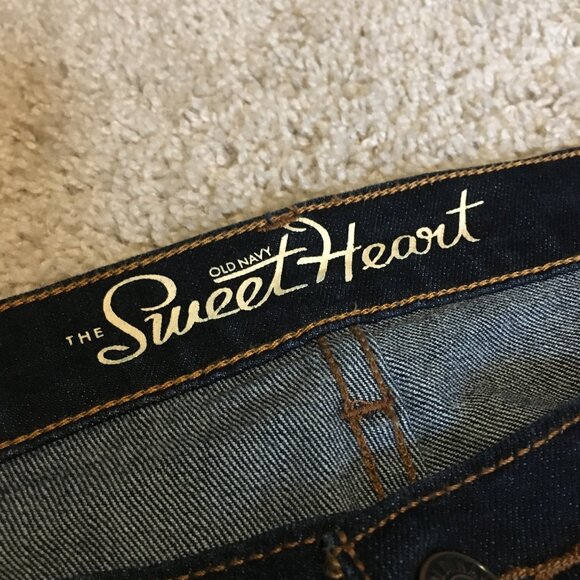 Old Navy Dark Navy Blue Sweetheart Jeans - Picture 9 of 16